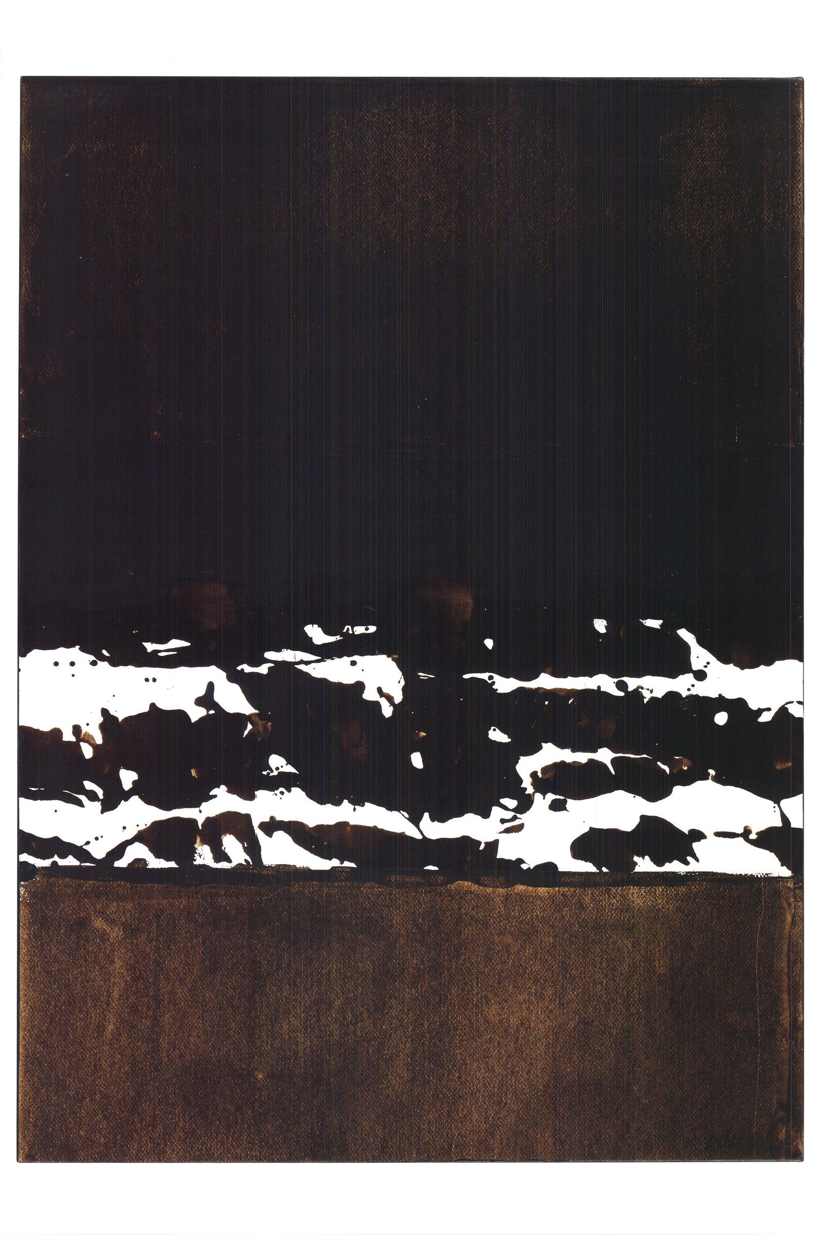 Pierre Soulages - Walnut Husk on Paper - Offset Lithograph 23.75" x 15.75" (1 of 3)