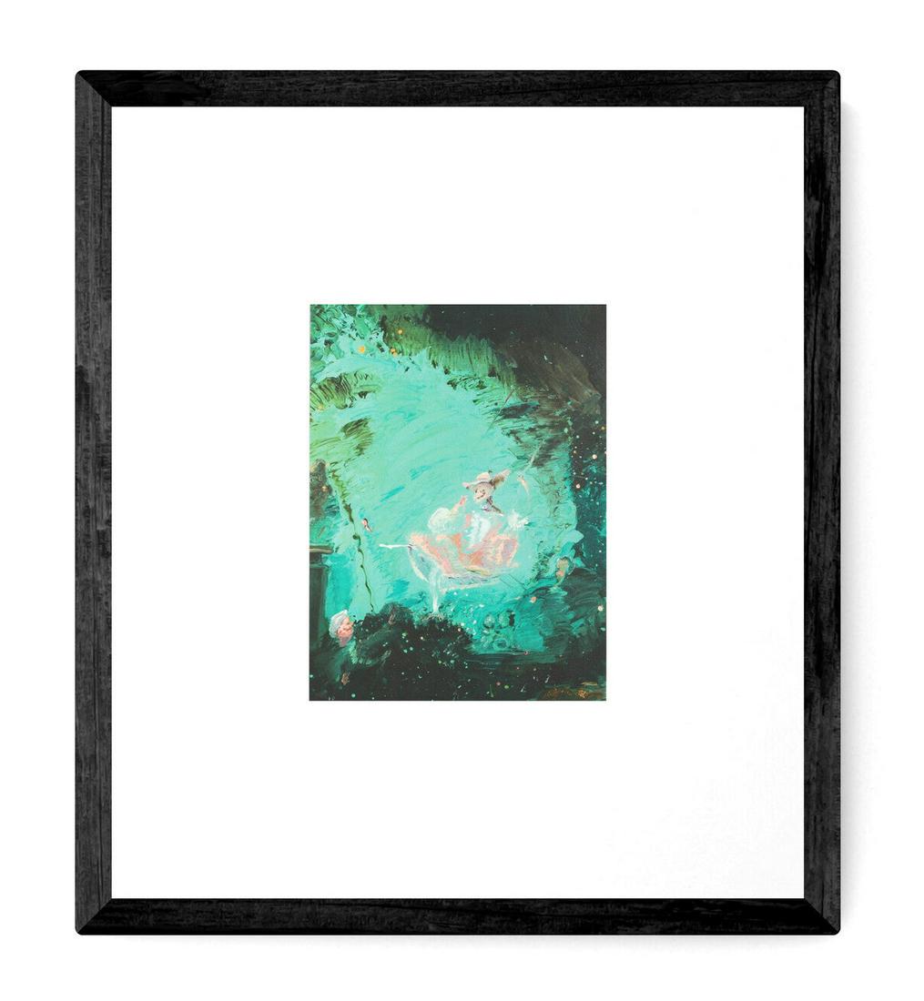 Genieve Figgis - The Swing (After Fragonard) - 2018 Offset Lithograph 8 " x 5.5": "The Swing (After Fragonard)" by Genieve Figgis, 2018 Unsigned Offset Lithograph. Paper size is 8 x 5.5 inches, with an image size of 8 x 5.5 inches. The Offset Lithograph is from an unknown edition s