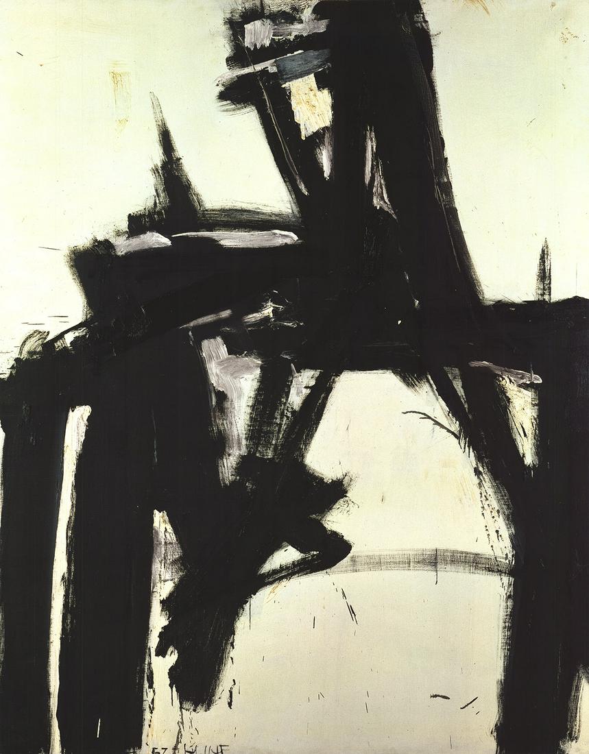 Franz Kline - Untitled (no text) - 1997 Offset Lithograph 35.75" x 28" (1 of 1)
