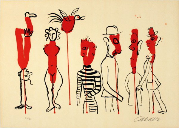 Signed Calder Criminel Au Milieu Lithograph: Reference #: ULYY7430-B Artist Name: Calder, Alexander Title: Criminel Au Milieu Medium: Lithograph Edition Size: 90 Year: Unknown Paper Size: 17.5 x 24.25 inches Image Size: 17.5 x 24.25 inches Condi