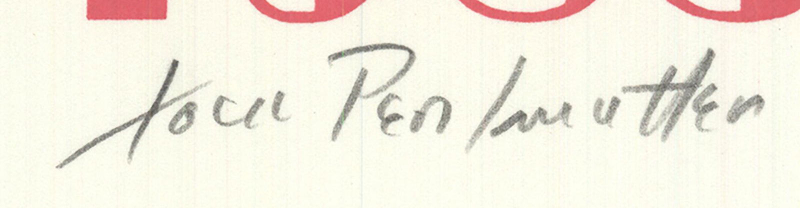 Jack Perlmutter - American Dance Festival 1983 - 1983 Lithograph - SIGNED 30" x 22" (1 of 3)