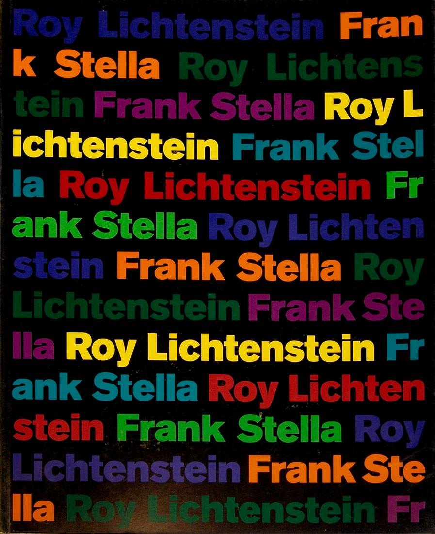 Roy Lichtenstein and Frank Stella at Galerie Beyeler - 1991 Book 12" x 9.75" (1 of 1)