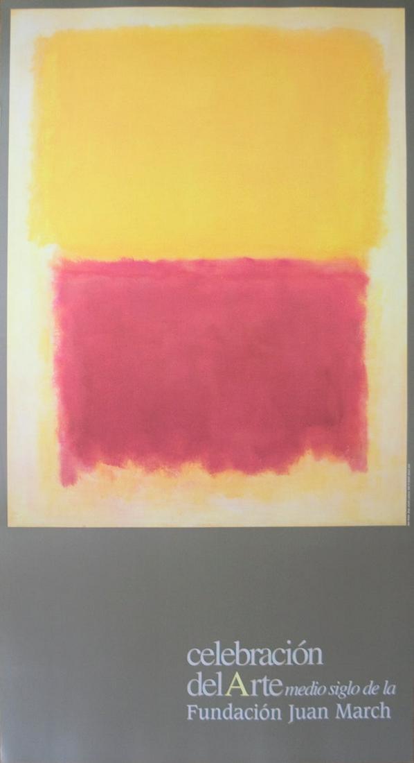 9 Mark Rothko 1997 Beige, Yellow and Purple Posters (1 of 1)