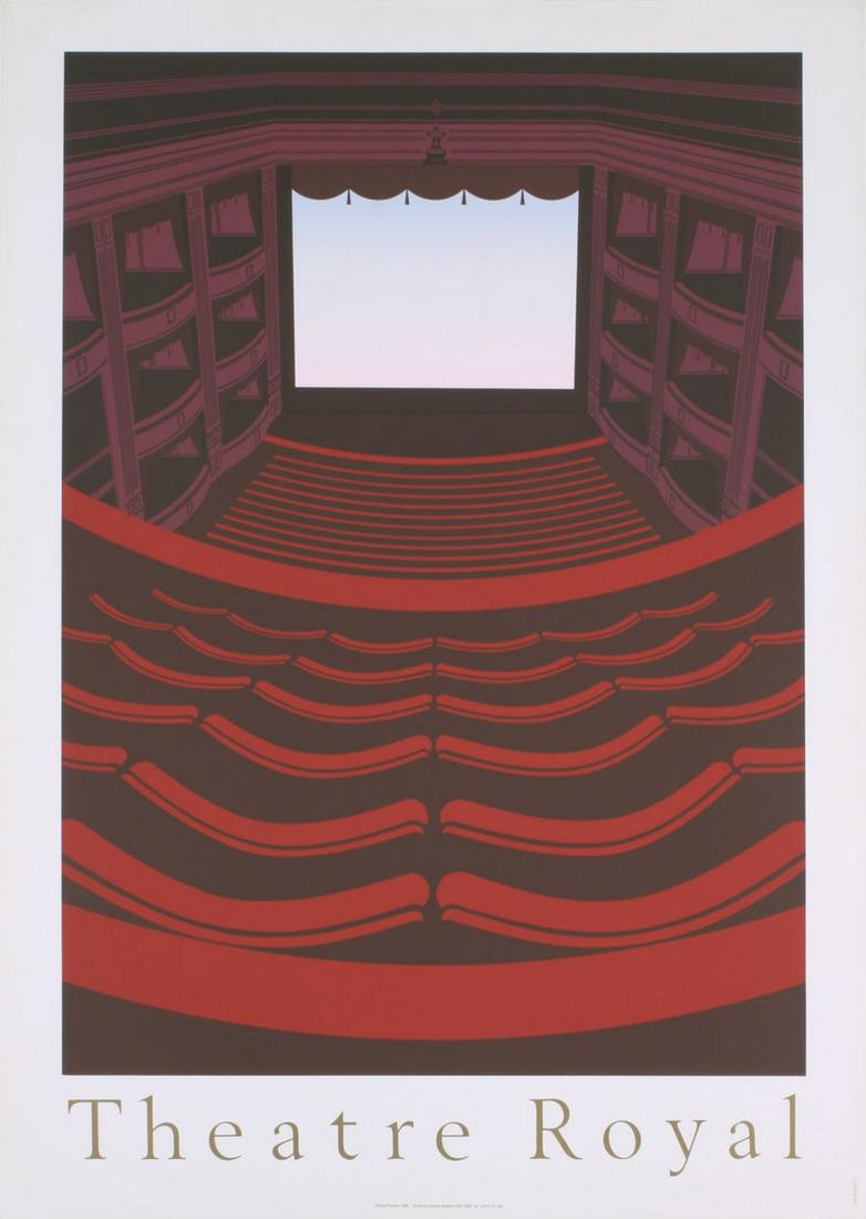 11 Perry King 1985 Theatre Royal Serigraphs: This is a pack of 11 Serigraphs by King, titled "Theatre Royal". The overall size of each Serigraph measures 35.5 x 25.25 inches. The Serigraphs are Unsigned from an edition of 2000. The condition of