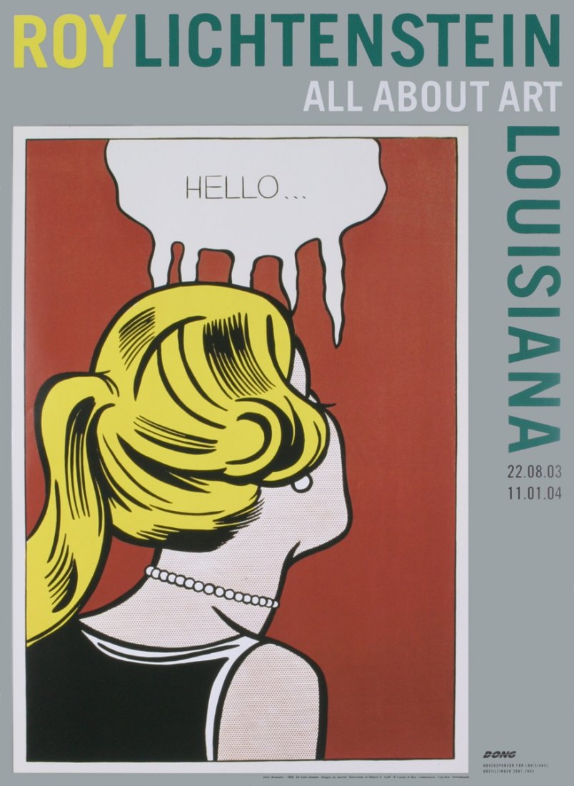 Lichtenstein Cold Shoulder Poster: Reference #: ULCB5025 Artist Name: Lichtenstein, Roy Title: Cold Shoulder Medium: Offset Lithograph Edition Size: Unknown Year: Unknown Paper Size: 33.5 x 24.5 inches Image Size: 27.5 x 19.5 inches Co
