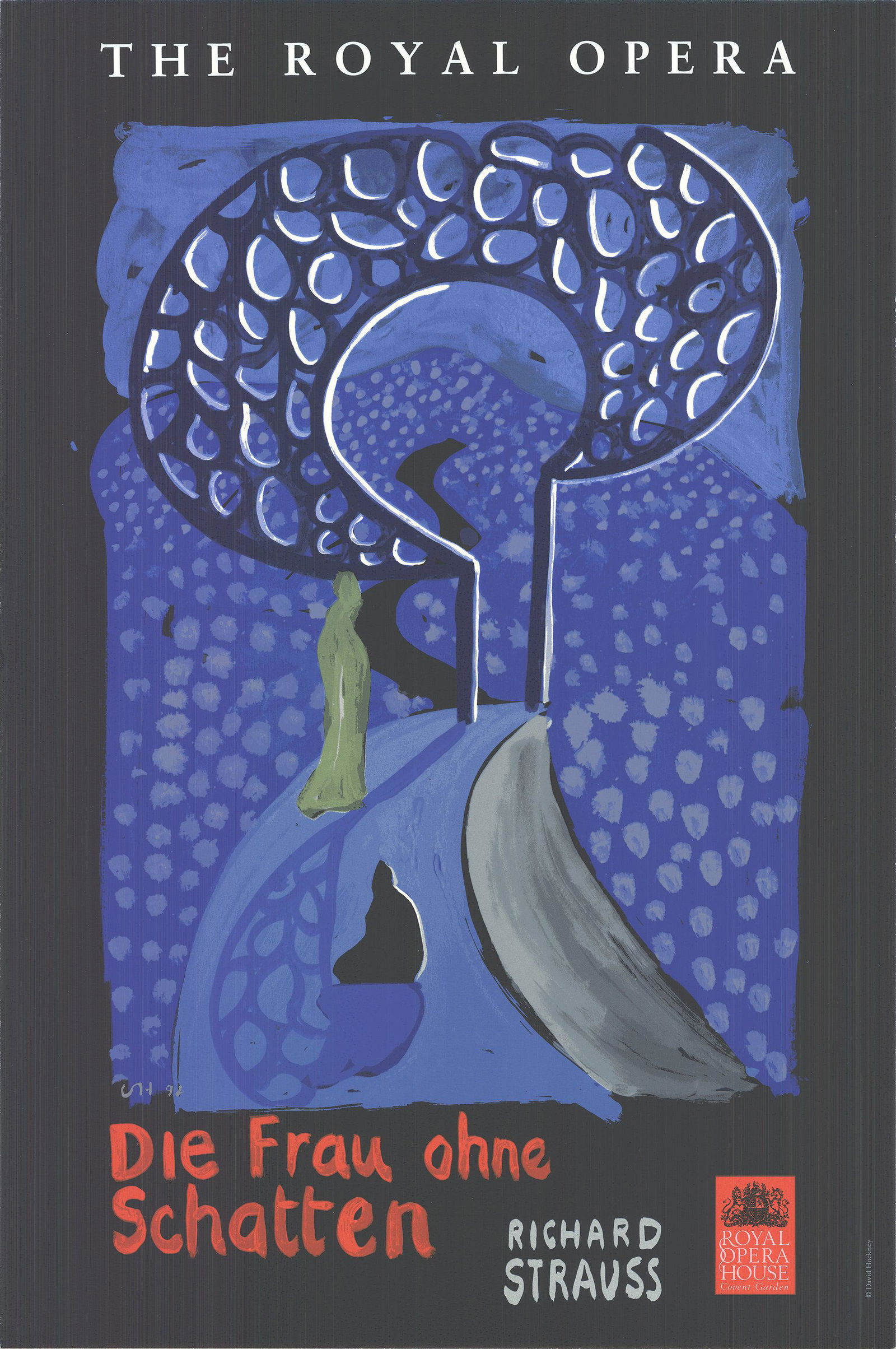 David Hockney - Die Frau Ohne Schatten - 1992 Serigraph 30" x 20" (1 of 1)