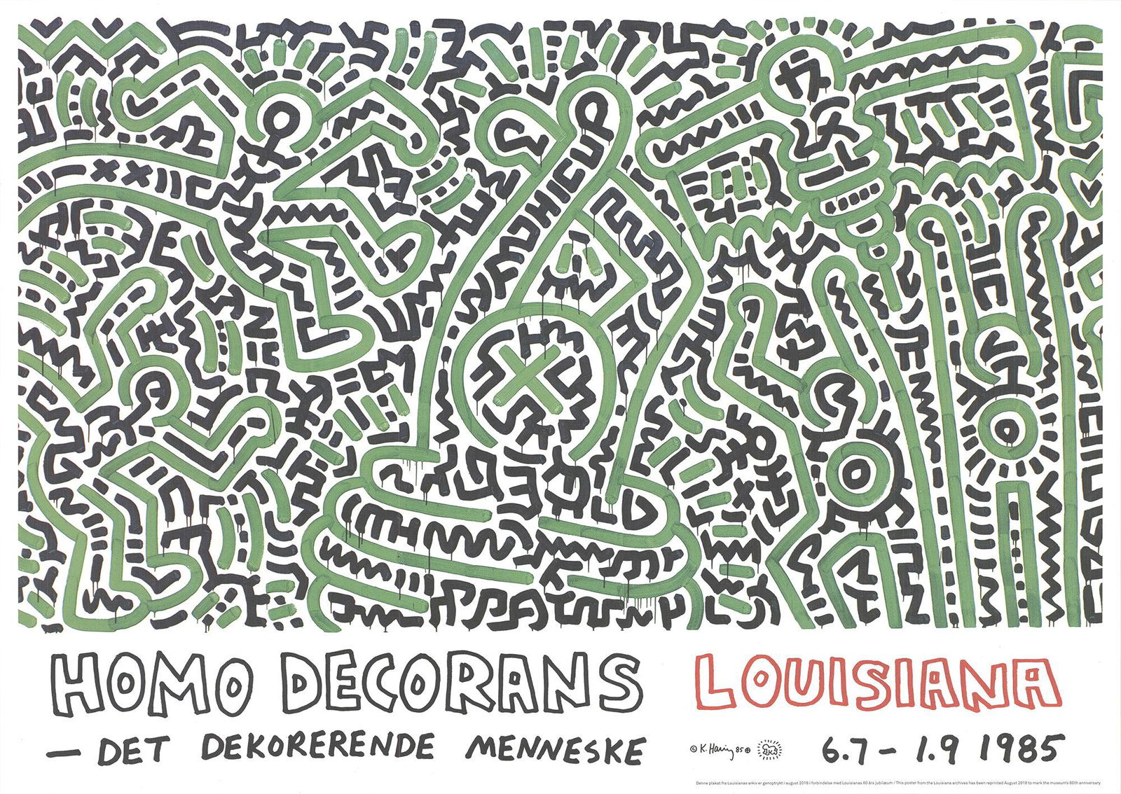 Keith Haring - Homo Decorans - 2018 Giclee 16.5" x 23.25" (1 of 2)