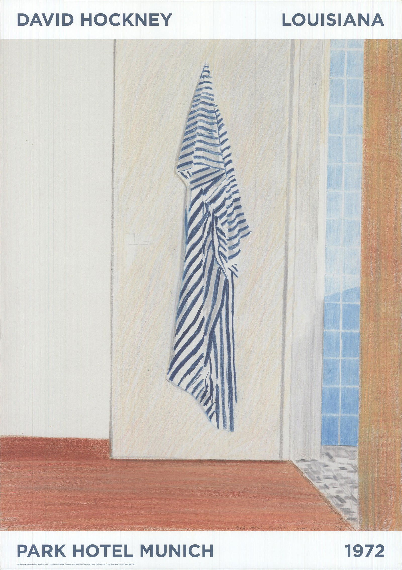 David Hockney - Park Hotel Munich - 2020 Offset Lithograph 23.5" x 16.75" (1 of 3)