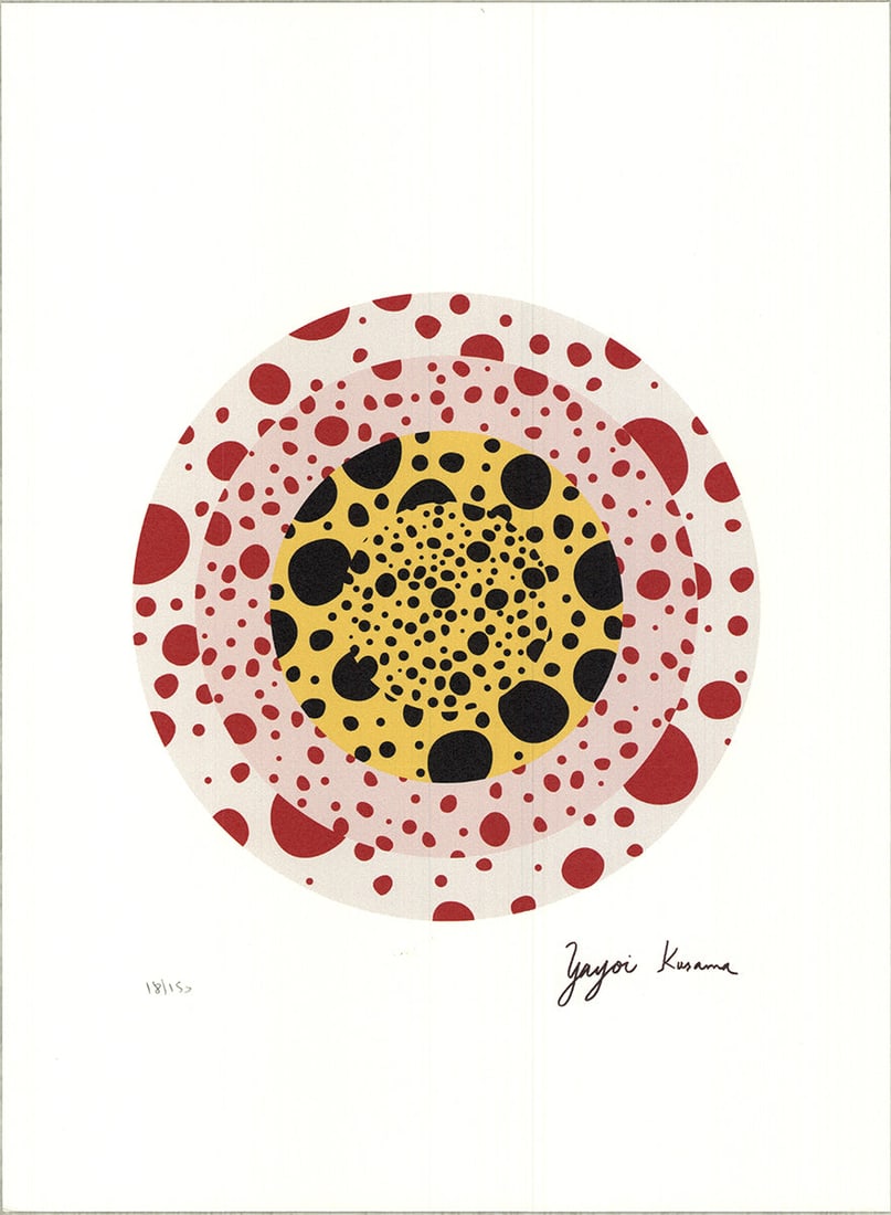 Yayoi Kusama - Circle Polka - Offset Lithograph 15" x 11" (1 of 3)