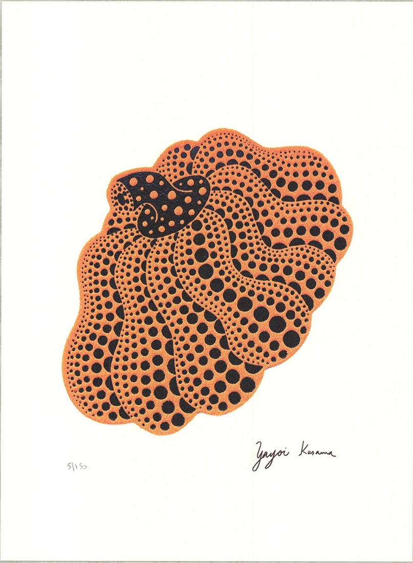 Yayoi Kusama - Love Forever Dancing Pumpkin - Offset Lithograph 15" x 11" (1 of 3)