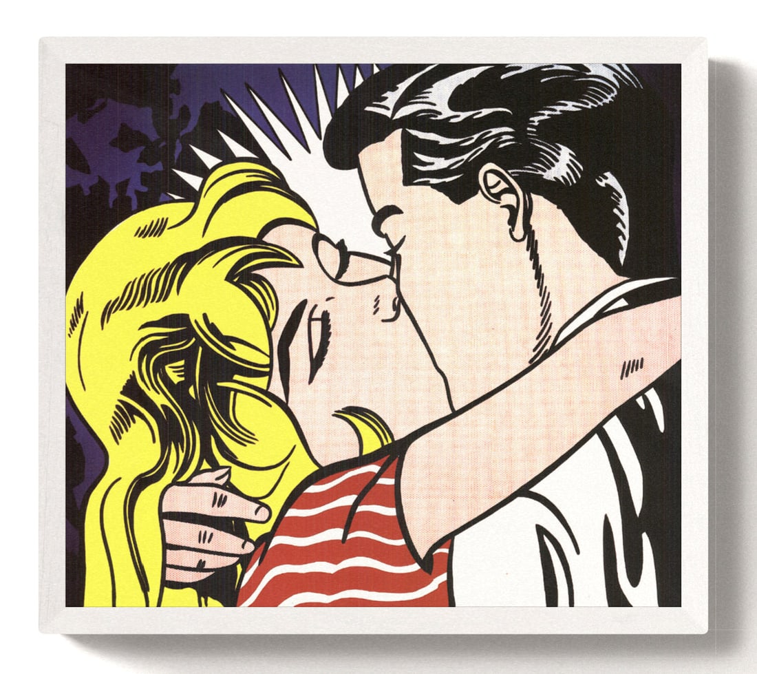 Roy Lichtenstein - Kiss - 2012 Offset Lithograph 14.5" x 17.25" (1 of 1)