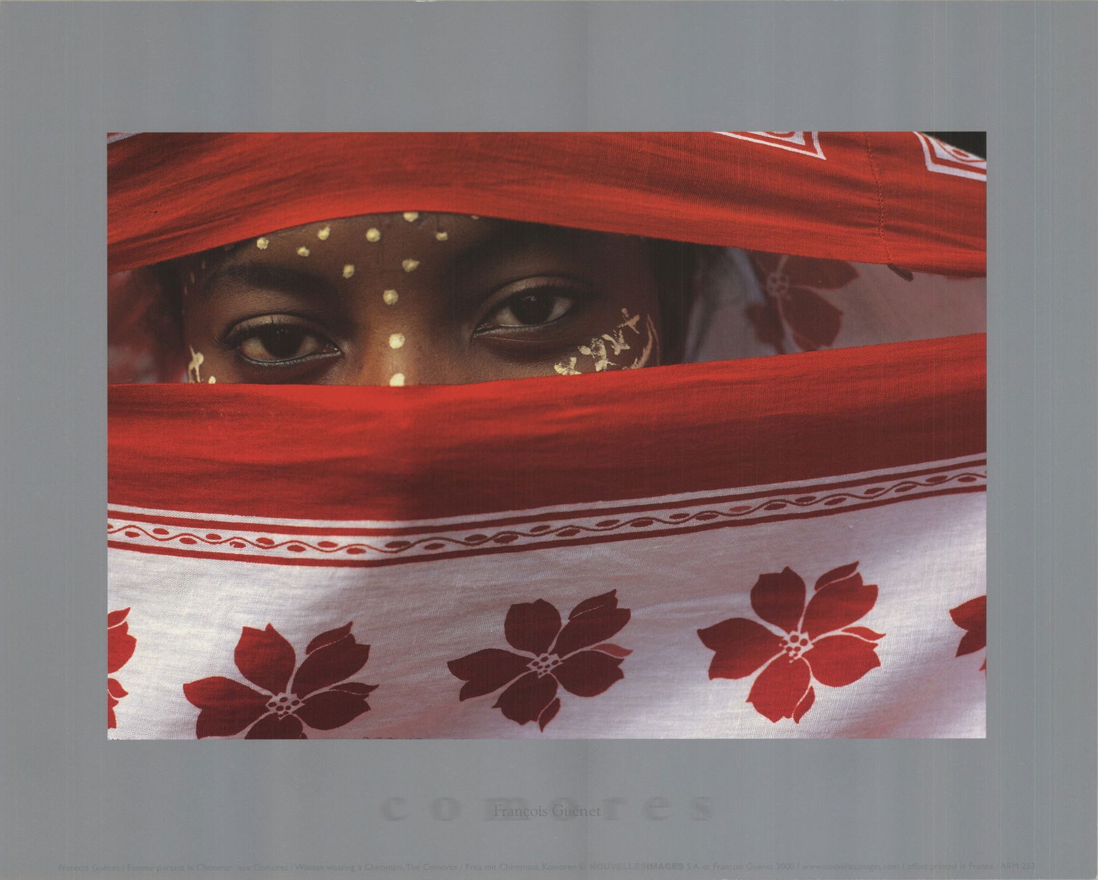 Francois Guenet - Woman Wearing a Chiromani, The Comores - 2000 Offset Lithograph 9.5" x 12" (1 of 1)