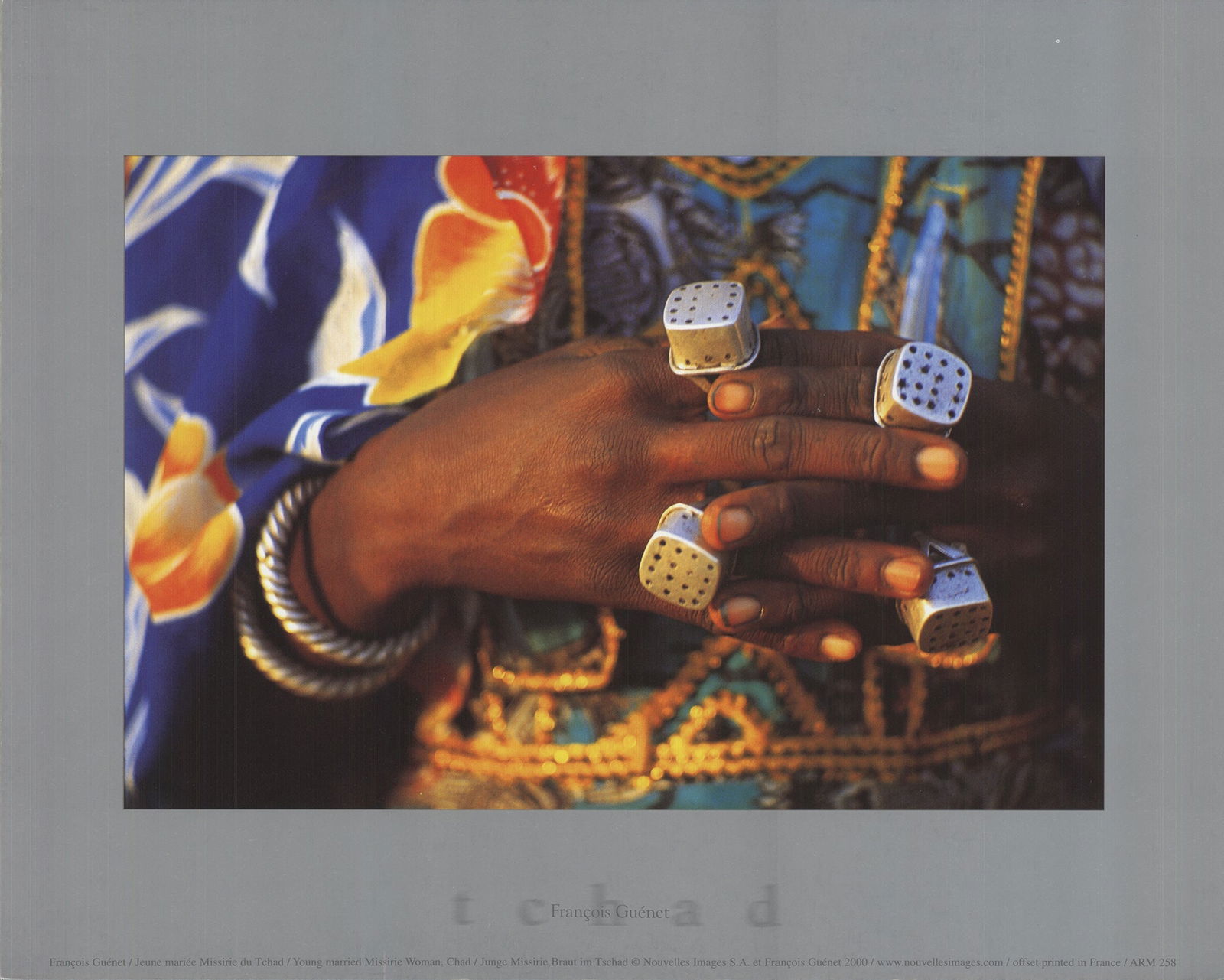 Francois Guenet - Young Married Missirie Woman, Chad - Offset Lithograph 9.5" x 12" (1 of 1)