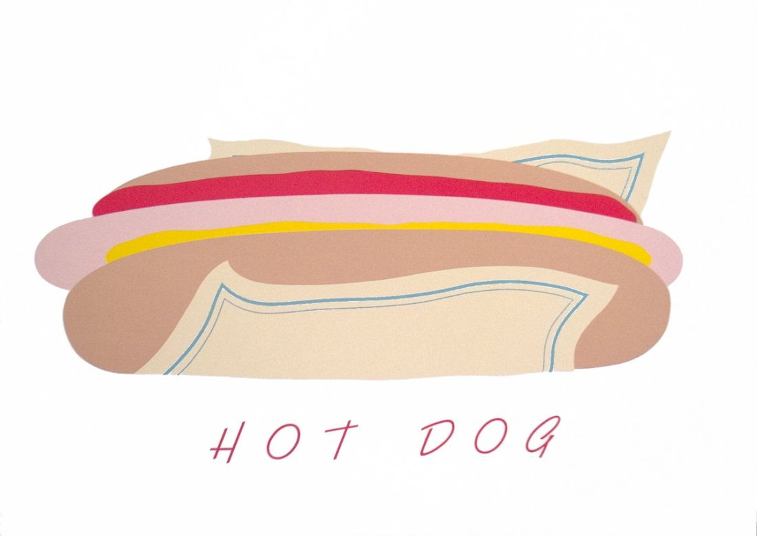 King Hot Dog Serigraph: Reference #: ULGH1282 Artist Name: King, Perry Title: Hot Dog Medium: Serigraph Edition Size: 2000 Year: Unknown Paper Size: 25 x 35.5 inches Image Size: 25 x 35.5 inches Condition: A: Mint Notes: Ori