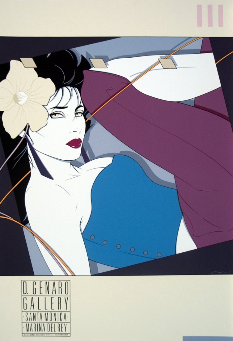 1986 Nagel Commemorative #9 Serigraph: Reference #: ULNC09 Artist Name: Nagel, Patrick Title: Commemorative #9 Medium: Serigraph Edition Size: 5000 Year: 1986 Paper Size: 36 x 24 inches Image Size: 24.25 x 24 inches Condition: A: Mint Note