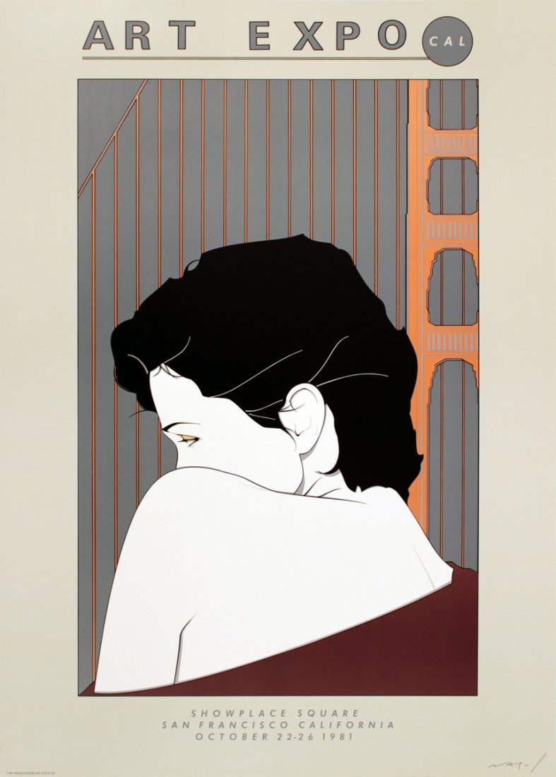 1981 Nagel Art Expo, CA Poster: Reference #: ULYY9187 Artist Name: Nagel, Patrick Title: Art Expo, CA Medium: Offset Lithograph Edition Size: Unknown Year: 1981 Paper Size: 27 x 19.25 inches Image Size: 21.5 x 14 inches Condition: B