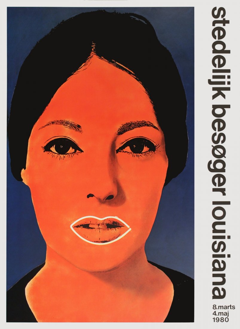 1980 Raysse Elaine Sturtevant Poster: Reference #: ULYY9127 Artist Name: Raysse, Martial Title: Elaine Sturtevant Medium: Offset Lithograph Edition Size: Unknown Year: 1980 Paper Size: 33.5 x 24.5 inches Image Size: 32 x 19 inches Conditi