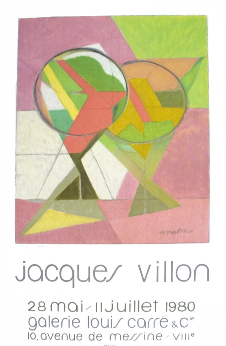 1980 Villon Galerie Louis Carre Mourlot Litho: Reference #: ULMI9659 Artist Name: Villon, Jacques Title: Galerie Louis Carre Medium: Lithograph Edition Size: 1000 Year: 1980 Paper Size: 31.5 x 19.5 inches Image Size: 20 x 16.25 inches Condition: A