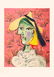 1408: Picasso Femme au Chapeau de Paille Poster