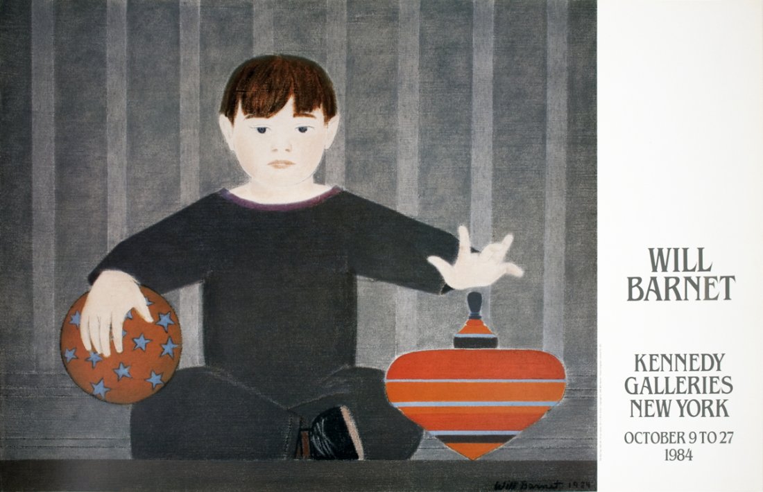 1984 Barnet The Red top Poster: Reference #: ULYY6015 Artist Name: Barnet, Will Title: The Red top Medium: Offset Lithograph Edition Size: Unknown Year: 1984 Paper Size: 23 x 36 inches Image Size: 23 x 28.25 inches Condition: A-: Ne