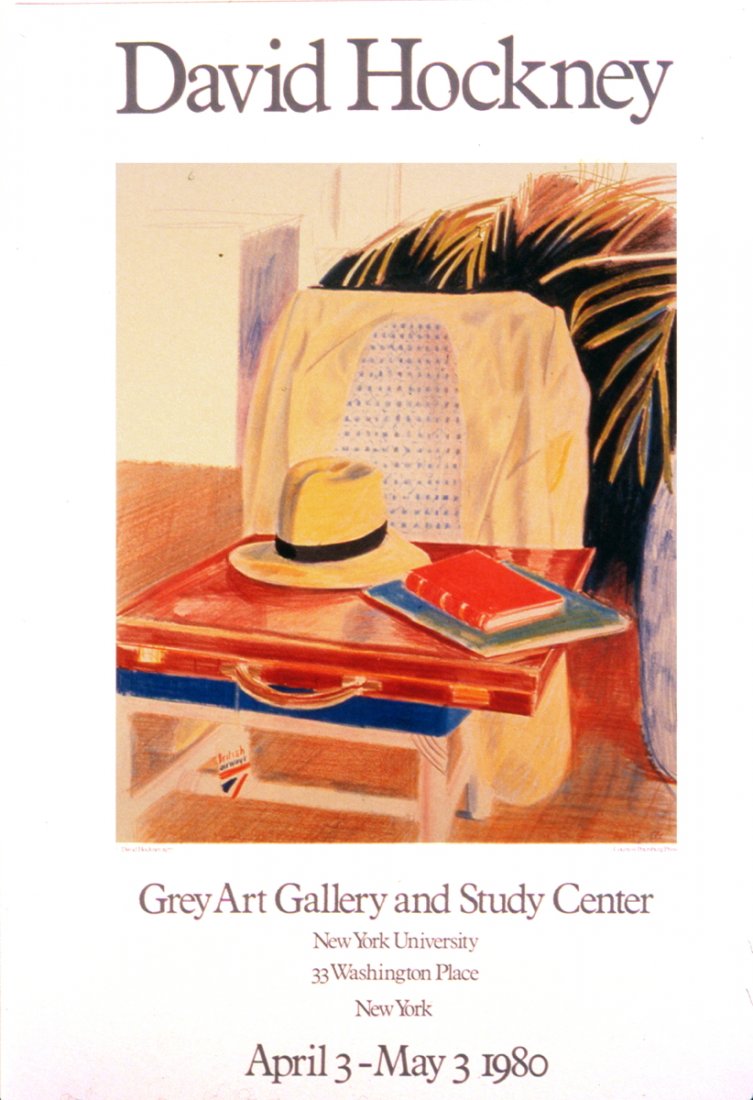 1980 Hockney Still Life, Taj Hotel (small) Litho: Reference #: ULAW1260 Artist Name: Hockney, David Title: Still Life, Taj Hotel (small) Medium: Lithograph Edition Size: Unknown Year: 1980 Paper Size: 28 x 20 inches Image Size: 17 x 14 inches Conditi