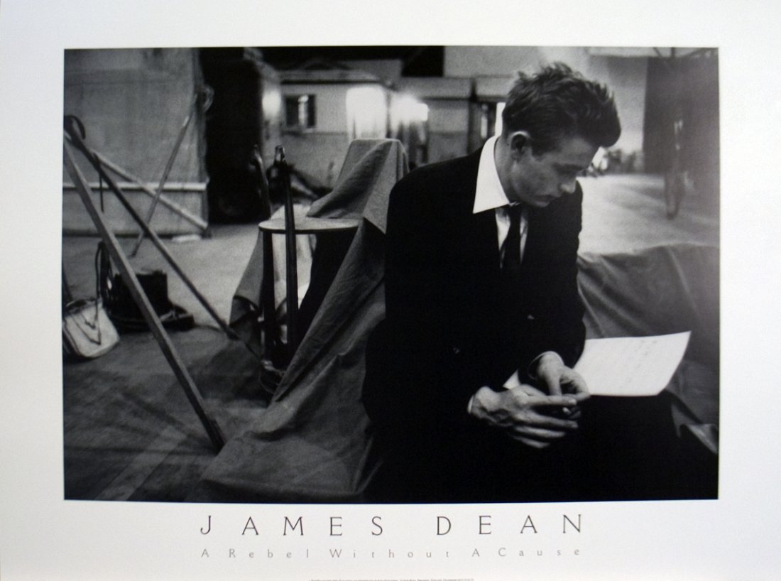 Willoughby James Dean-Rebel without a Cause: Reference #: ULGH1269 Artist Name: Willoughby, Bob Title: James Dean on Rebel without a Cause Medium: Offset Lithograph Edition Size: Unknown Year: Unknown Paper Size: 31.5 x 23.5 inches Image Size: 1