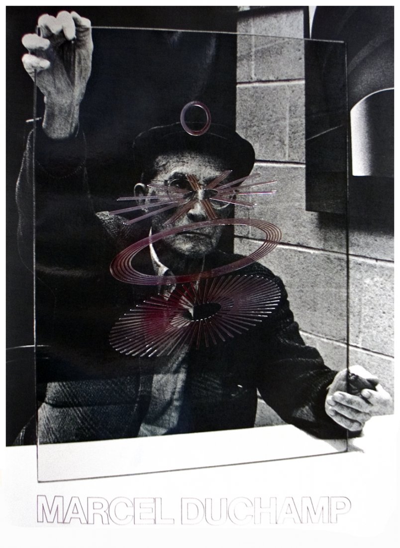 1968 Hamilton Oculist Witness-Duchamp Mixed Media: Reference #: ULYY8970 Artist Name: Hamilton, Richard Title: The Oculist Witness-Marcel Duchamp Medium: Mixed Media Edition Size: Unknown Year: 1968 Paper Size: 31.5 x 23 inches Image Size: 27.25 x 22.