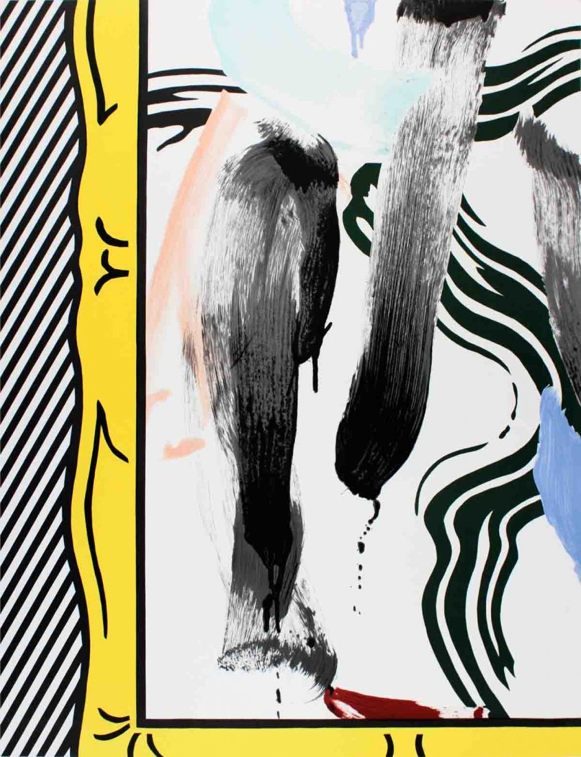 1983 Lichtenstein Brushstrokes Lithograph: Reference #: ULYY5365 Artist Name: Lichtenstein, Roy Title: Brushstrokes Medium: Lithograph Edition Size: 2000 Year: 1983 Paper Size: 30.75 x 23.5 inches Image Size: 30.75 x 23.5 inches Condition: A: 