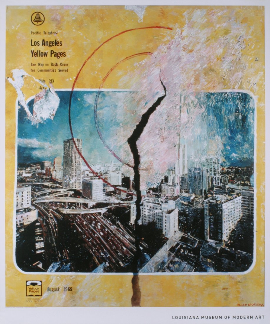 Morley Pacific Telephones Poster: Reference #: ULCB5019 Artist Name: Morley, Malcolm Title: Pacific Telephones Medium: Offset Lithograph Edition Size: Unknown Year: Unknown Paper Size: 55 x 46 inches Image Size: 51 x 44 inches Conditi