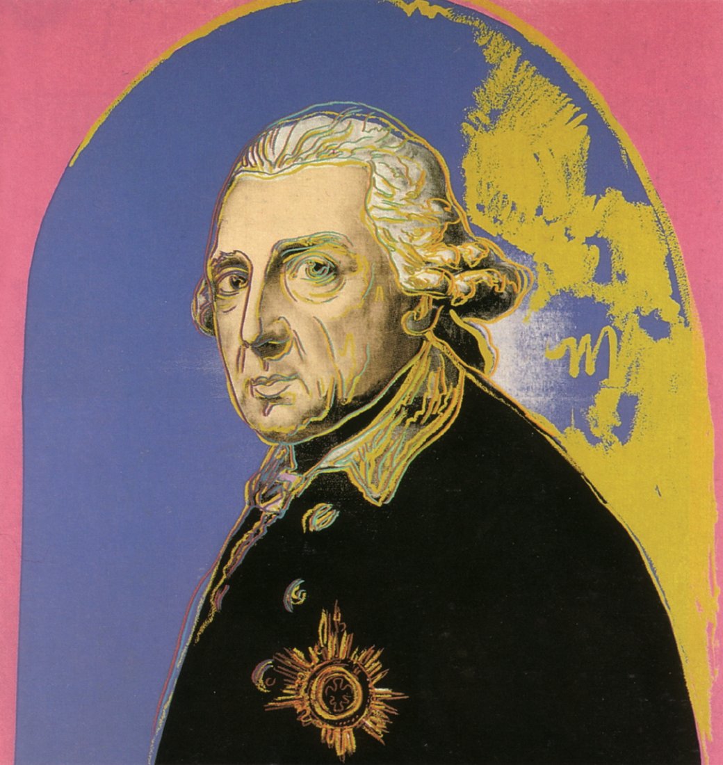 2000 Warhol Friedrich der Grosse (lg) Poster: Reference #: ULNR896 Artist Name: Warhol, Andy Title: Friedrich der Grosse (lg) Medium: Offset Lithograph Edition Size: 1000 Year: 2000 Paper Size: 38.25 x 36.25 inches Image Size: 38.25 x 36.25 inche