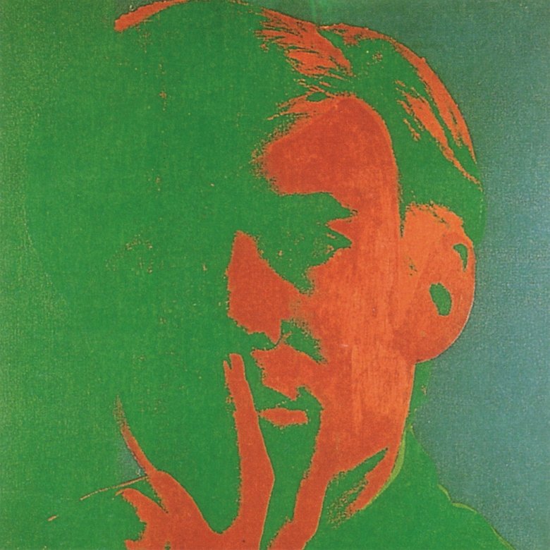 25 Warhol Self Portrait, 1966-67 Posters: This is a pack of 25 Offset Lithographs by Warhol, titled "Self Portrait, 1966-67". The overall size of each Offset Lithograph measures 26 x 26 inches. The Offset Lithographs are Unsigned from an edit