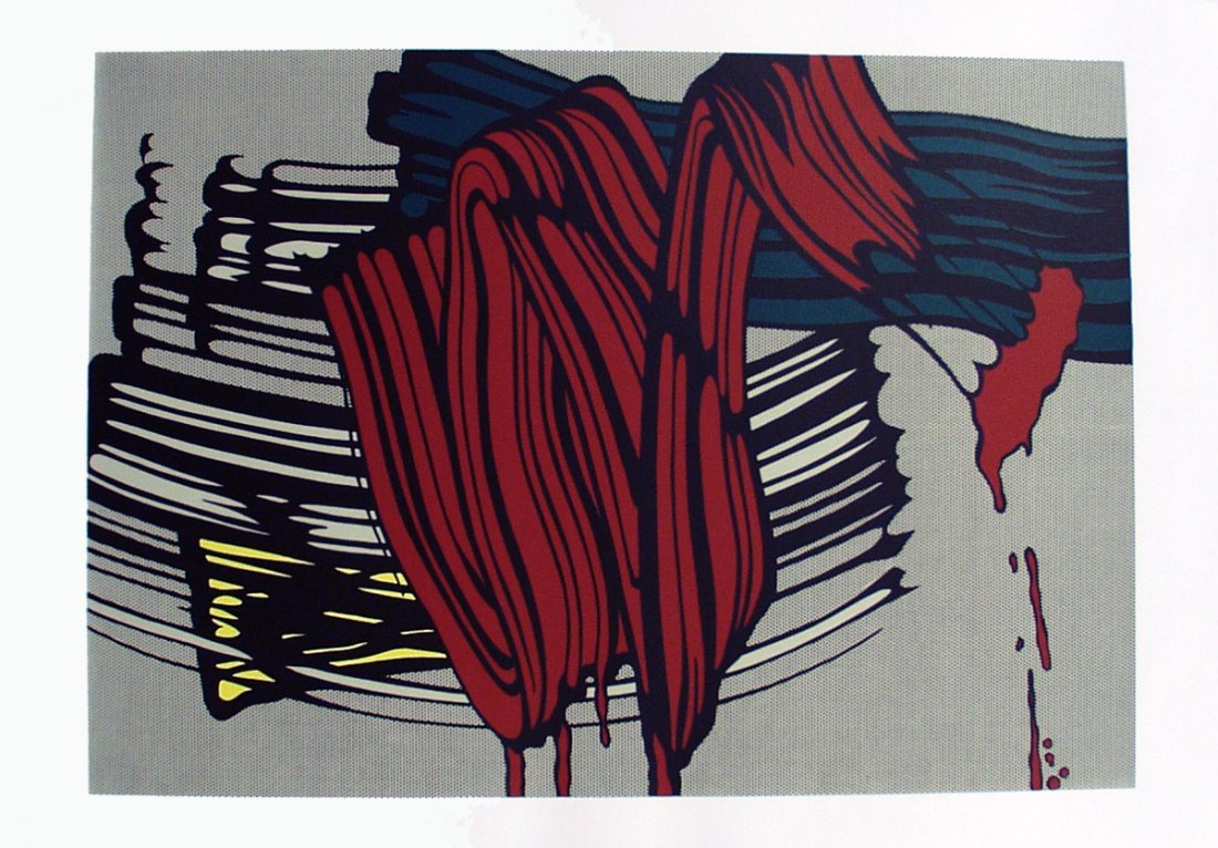 Lichtenstein Big Painting #6 Serigraph: Reference #: ULAE1118 Artist Name: Lichtenstein, Roy Title: Big Painting #6 Medium: Serigraph Edition Size: 300 Year: Unknown Paper Size: 27.5 x 39.5 inches Image Size: 23.5 x 33 inches Condition: A: 