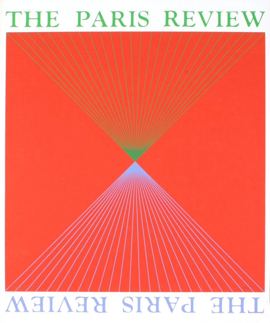 Signed 1965 Anuszkiewicz Paris Review Serigraph: Reference #: ULEF149-B Artist Name: Anuszkiewicz, Richard Title: Paris Review Medium: Serigraph Edition Size: 150 Year: 1965 Paper Size: 31 x 26 inches Image Size: 25 x 25 inches Condition: C: Several