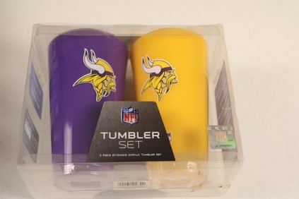Minnesota Vikings Tumbler Set