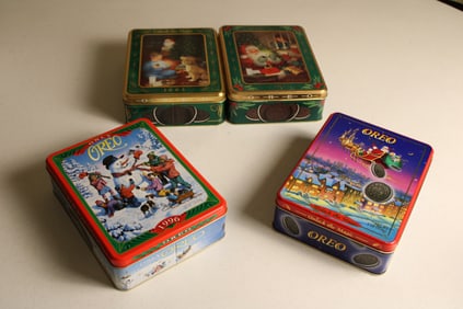 Oreo Christmas Tins