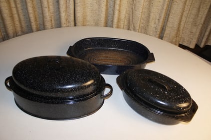 Enamelware Roasting Pans