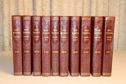 Grolier Encyclopedia 1961 Complete Set