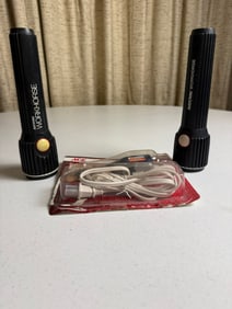 Engraver and Rayovac Flashlights
