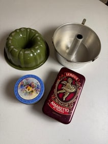 Bundt and Tins Vintage Olive