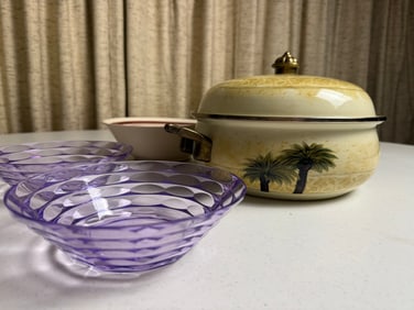 Serving Ware Palm Tree