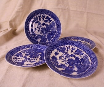 Blue Willow Saucer Japan