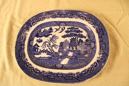 Blue Willow Dinner Service for 9