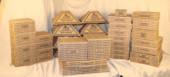 Complete Set New in Box Blue Willow (1 of 13)