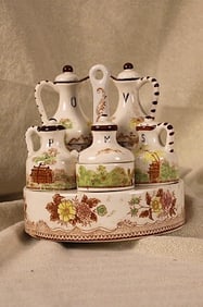 Oriental Gardens Condiment Set