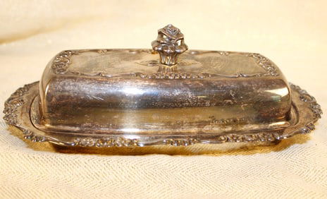 Silver Butter Dish