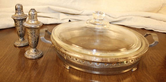 Silver Shakers Covered Dish