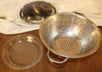 Colander and Serving Platter