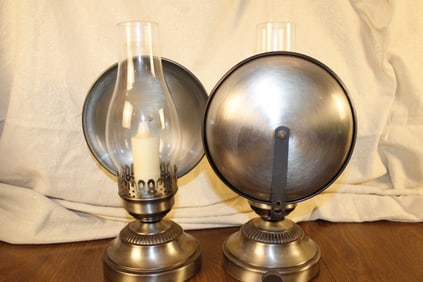 Pewter Candle Lanterns