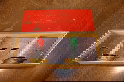 Midcentury Salt ‘n’ Pepper Candle Sticks by Davis