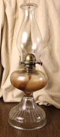 Large Glass and Brass Lantern